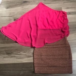 Wow Couture one shoulder dress